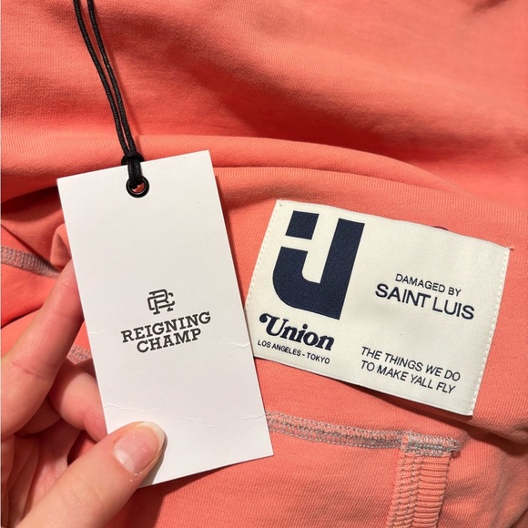 NWT Reigning Champ X Union Relaxed Pullover Hoodie Sweatshirt Size XS - Picture 2 of 10